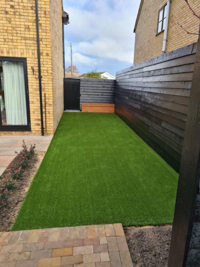 Patio Replaced with Artificial Grass