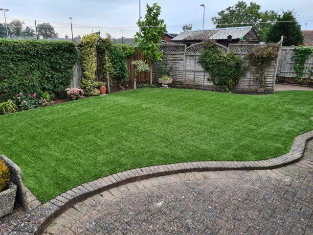 Artificial grass improvement for gardens after installation - Easigrass Cambridge & East Anglia