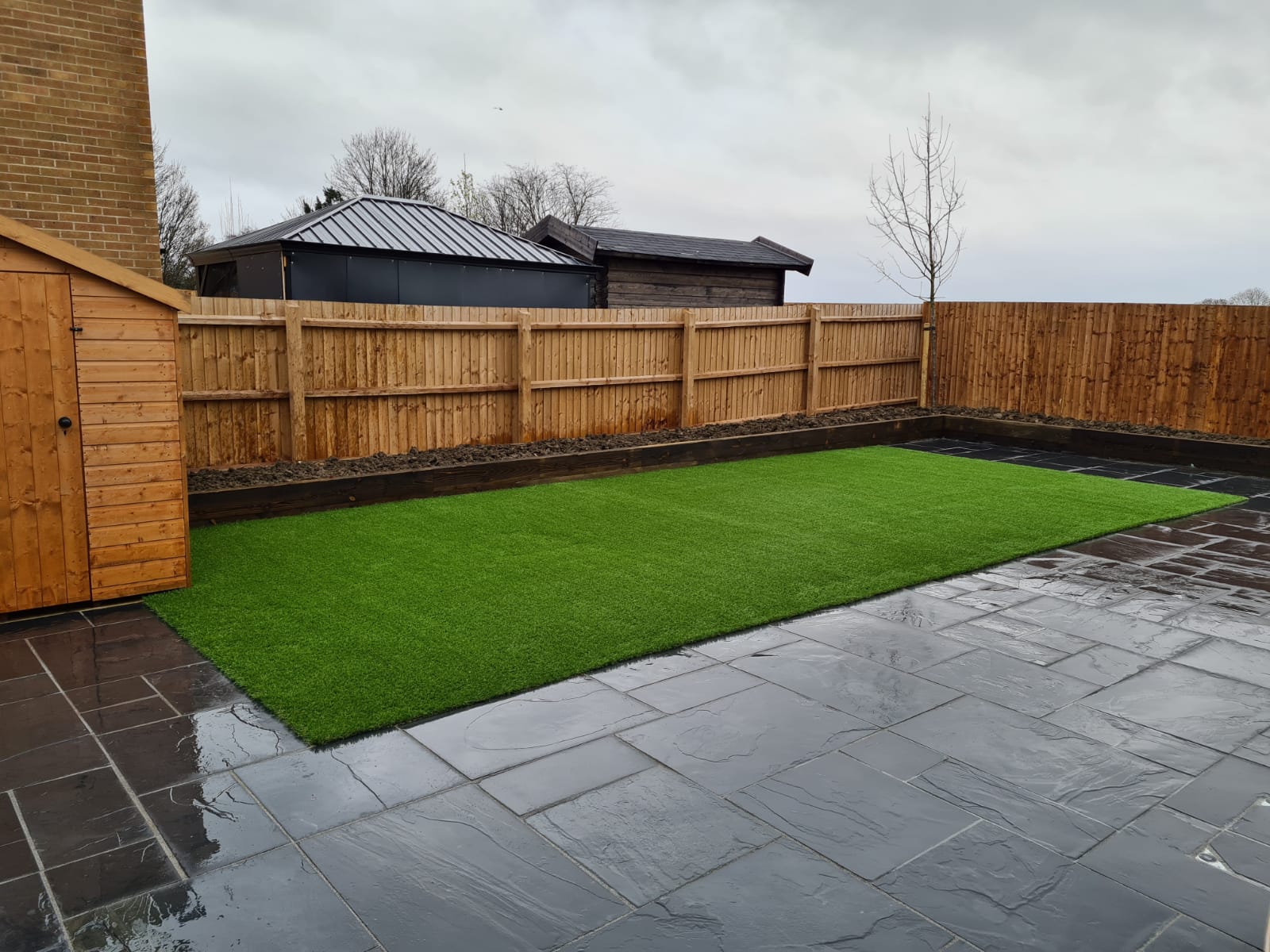 Large Lawn Replaced with Artificial Grass Case Study Easigrass